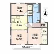 メゾンセルリアCの間取り画像