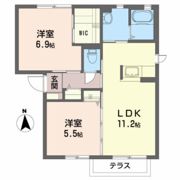 メゾン モンタールト Cの間取り画像