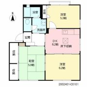 三洋タウン水巻 C棟の間取り画像