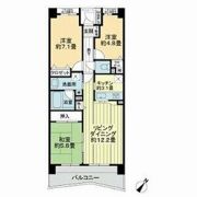 ライオンズマンション千葉グランドタワーの間取り画像