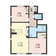 ヴィラ パルミエⅡの間取り画像