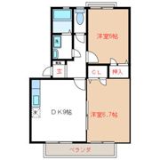 サンワード篠栗ⅡA棟の間取り画像
