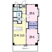 マンション リバーサイドの間取り画像