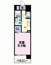 リヴ・フィ－ルド・京美の間取り画像