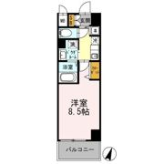 カスタリア三宮の間取り画像