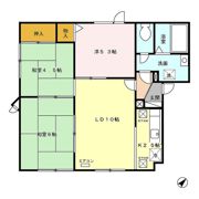 カーサ清田 ABの間取り画像