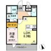 クレール八乙女の間取り画像