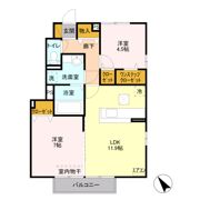 ルミエル Nの間取り画像