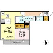 (仮称)D-ROOM下池川町の間取り画像