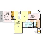 aisance千里丘の間取り画像