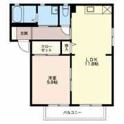 ザリーヤ Bの間取り画像