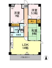 フィネス幸田 C棟の間取り画像
