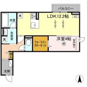 (仮称)D-ROOM古賀町E･Tの間取り画像