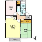 プレステージ植松 B棟の間取り画像