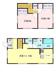 ピュア・ハイツ白河B棟の間取り画像