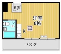 フロンティ松伝1の間取り画像