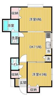 大志館Ⅴの間取り画像