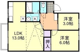 アメニティ倉敷 Eの間取り画像
