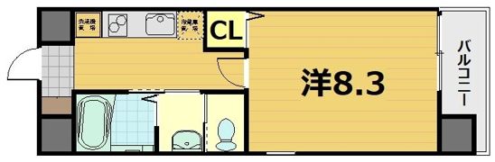 casa verde高辻の間取り画像