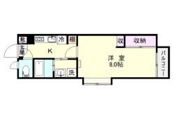 ラピロス荒田の間取り画像