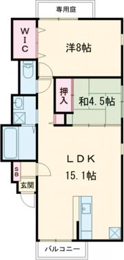 パークサイドの間取り画像