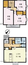 ドミール多摩境F棟の間取り画像