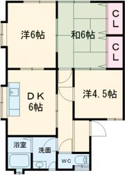 たからコーポの間取り画像