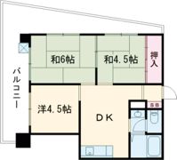 甲南第3サンコーポラスの間取り画像