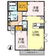アローラの間取り画像