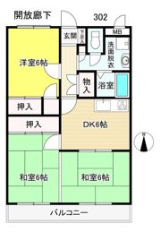 サンヴェールの間取り画像