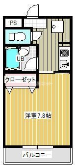 稲荷ハイツの間取り画像