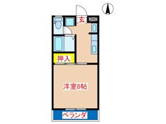 古川ハイツの間取り画像