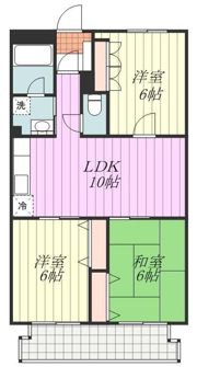 レジデンス道後の間取り画像