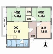 サニーハイツひまわりの間取り画像