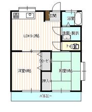 カーディナルA棟の間取り画像