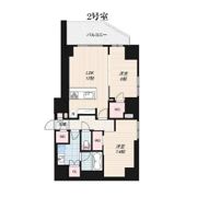 Noire北堀江の間取り画像