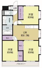 プレミールSの間取り画像