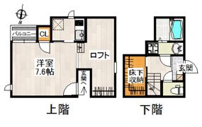 CB川越フーガの間取り画像
