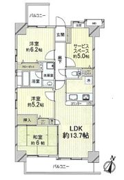 メイツ新小岩の間取り画像