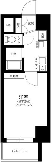 マンションアクロス西巣鴨の間取り画像