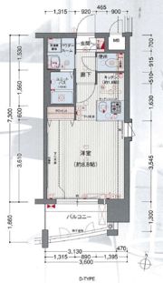 プレサンス名古屋駅前ヴェルロードの間取り画像