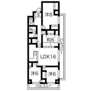 Kハイツ(今泉4丁目)の間取り画像