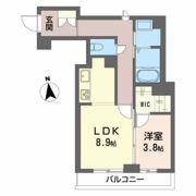 グランメゾン アムール錦町の間取り画像