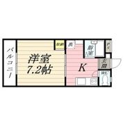 コーポグランデ立花の間取り画像