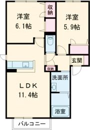 ディアスKSの間取り画像