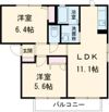 ソレイユ中里 A棟の間取り画像