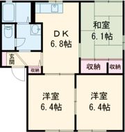 花ぞ野ローズガーデン A棟の間取り画像