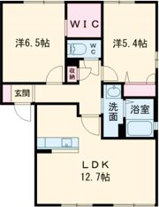 グリーンバレー A棟の間取り画像