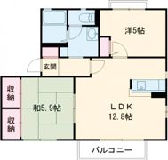 花ぞ野ローズガーデン H棟の間取り画像