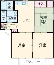 ドミールK A棟の間取り画像